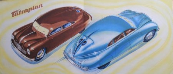 Tatra Tatraplan Modelprogram 1949 Carbrochure (3499)
